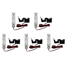 5X ATMS1603 Tuya Monophasé WiFi Compteur D'ÉNergie Intelligent 100A Din Rail Mesure avec PréCision VoltmèTre AmpèRemèTre Puissance
