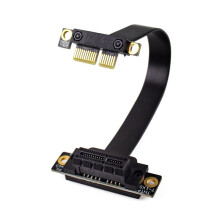 Adattatore di Estensione PCI-e 1X Cavo Riser PCI-Express 3.0 1X Maschio-Femmina Cavo di Estensione PCIE 1X 90 Gradi 15 cm