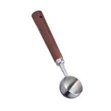 Accurate Measuring Spoon-15ml natural color long wooden handle