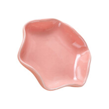 Heatproof Ceramic Utensils Holder With Spacious Slot-Pink
