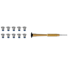 Screwdriver & 10Pcs Screw Set Easily Replace Sunglasses Temple Screws