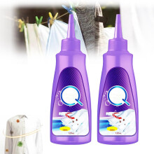 Enzyme Stain Remover for White Clothes, Advanced Enzyme Action Laundry Pretreat, 2pcs