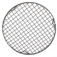 25cm Round Stainless Steel BBQ Grill Grate Mesh, Easy Clean Dishwasher Safe Barbecue Grid for Charcoal and Gas Grills