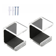 1 Pair Adjustable Hockey Stick Holder Includes Scratch-Clear
