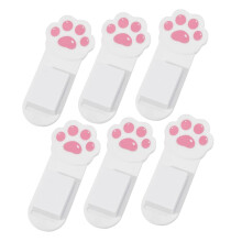 Toilet Seat Lifter and Lid Handle 6pcs Self Adhesive Touch Hygienic Easy Lift for Bathroom Use