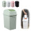 Small Bathroom Trash Can 4 Gallon Swing Lid OdorReducing Compact Waste Bin for Kitchen Green 1