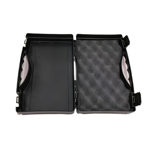 Boîte de rangement en plastique robuste pour microphone, avec-M