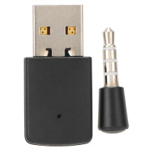 Draadloze microfoon USB-adapter voor PS5/PS4, dongle met groot bereik en plug-and-play-functionaliteit, voor hoogwaardige audiotransmissie.