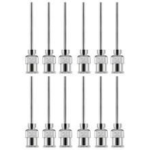 12Pcs Stainless Steel 38mm Dispensing Tip Dispensing Needle-21G