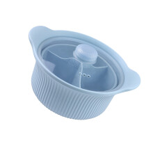 Grand cuiseur vapeur en Silicone résistant à la-bleu grand