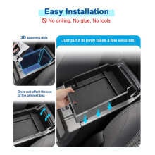 FöR Crosstrek 2024 Center Console Organizer, ArmstöDsbrickor FöRvaringslåDa MyntbehåLlaretillbehöR