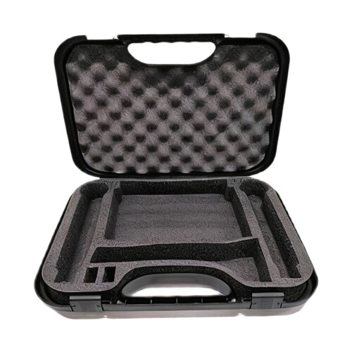 Boîte de transport de microphone en plastique robuste avec-L