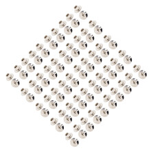 50Pcs Leather Screws Rivets Set 5-bright white 9.5MM 5MM 4MM