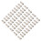 50Pcs Leather Screws Rivets Set 5-bright white 9.5MM 5MM 4MM 1