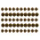 50Pcs Rustproof Iron Screws Rivets-bronze 9.5MM 5MM 4MM 1