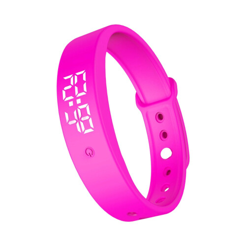 Comprehensive Health Observer Bangle Quiet Defeat Alarm-Pink