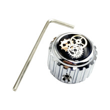 1Pc Electric Guitar Bass Knobs Volumes Tone Control-Silver
