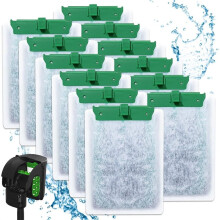 12 Cartouches Filtrantes Moyennes Compatibles avec les Cartouches Filtrantes pour Tetra Whisper Bio-Bag pour 10i IQ10 PF10