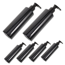 6pcs Refillable Plastic Lotion Pump Bottles with Easy Press LeakProof Design for Bathroom and Kitchen