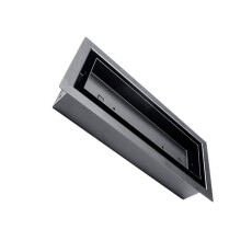 4x10 Foot Metal Floor Outlet Powder Varnished Finish-Black