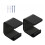 1 Pair Sturdy Hockey Stick Stand Scratch Proof Pad-Black 1