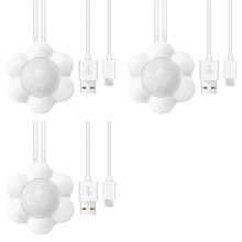 3X Détecteur de Mouvement Intelligent Chat Chien Distributeur de Fontaine D'Eau Intelligent Infrarouge USB Universel Détecteur D'Accessoires pour