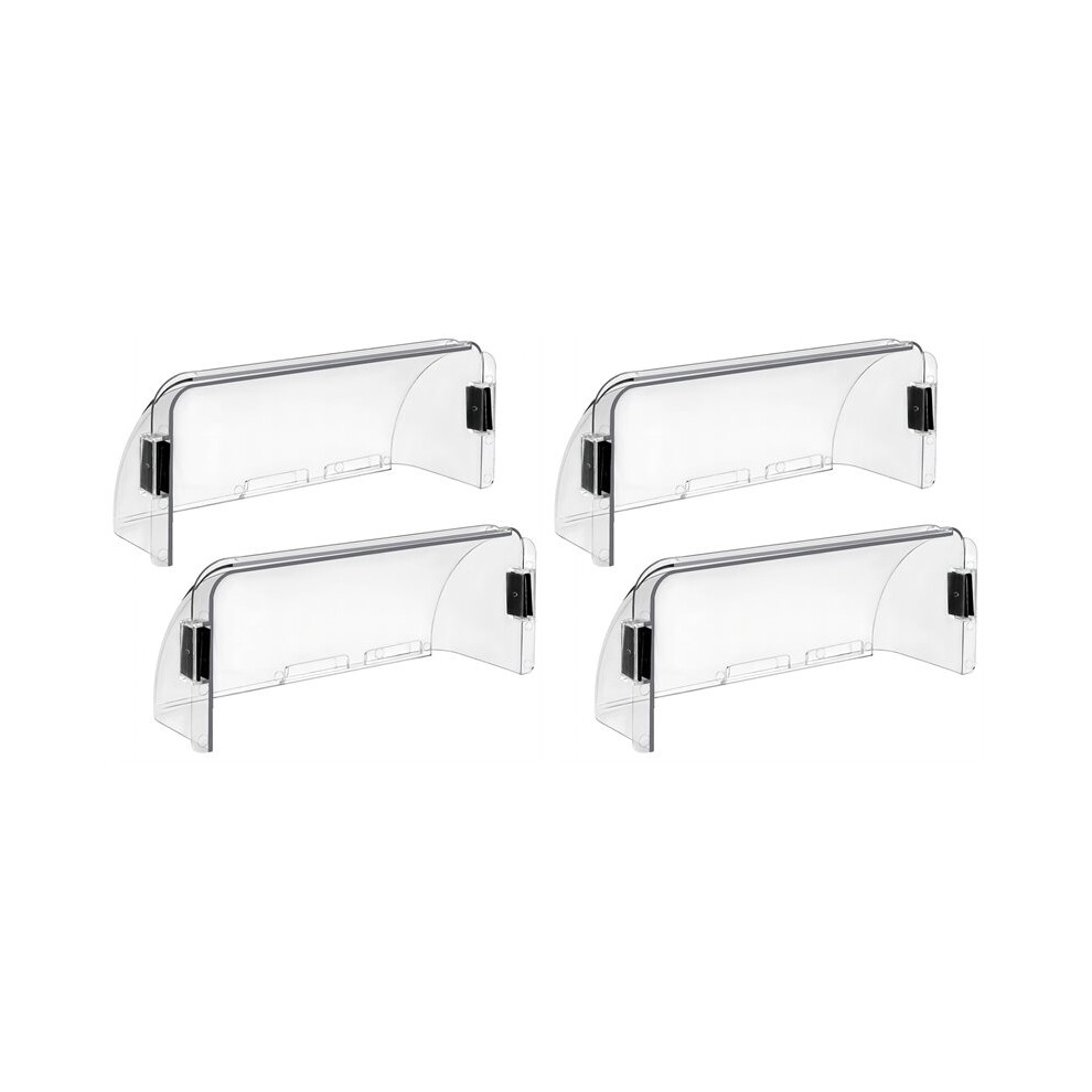 4X Adjustable Magnetic Air Deflector Easy Adjust Between 8-14In For Floor Registers, Sidewall Floor Vent Deflector-2 6033075499466