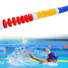 Polyethylene Pool Lane Line Kit 3m 9.8ft, Durable Floating Rope with Steel Wire for Clear Lane Separation