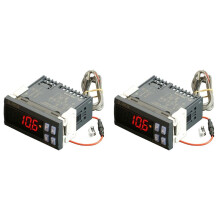2X LILYTECH Termostato con Regolatore di Temperatura PID ZL-7817A con Alimentatore SSR 100-240Vac Integrato