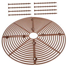 Plant Pot Protector for Cats with Durable Grid Cover, Anti‑Digging Flower Pot Shield for Balcony Gardening, 3 Sets