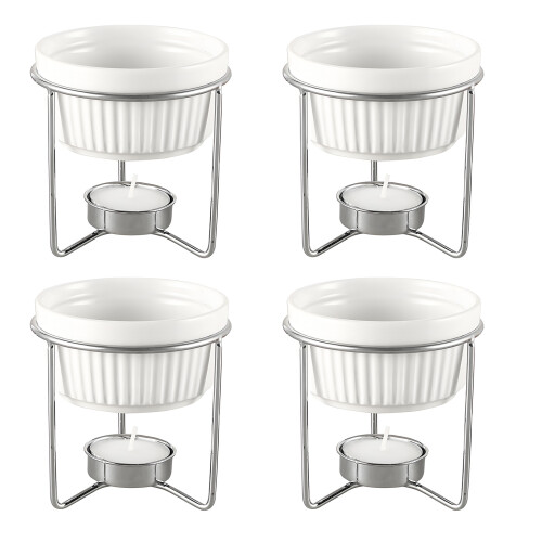 Ceramic Essential Oil Burners Wax Melt Burners-silver
