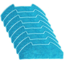 Replacement Mop Pads for BObsweep RC400/ for Dustin/for Ultra-Vision Robot Vacuum, Microfiber Mop Cloth Pad Accessories