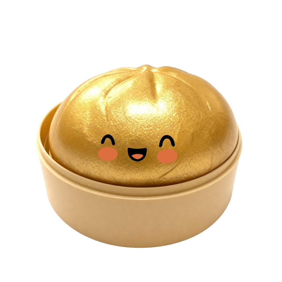 Srj Star (S3) Squishy Dumpling Toy Soft Squishy Baozi Simulation Dumpling Squeeze Ball Stress-Relieve Ball Decompression Fidget Toy Gifts
