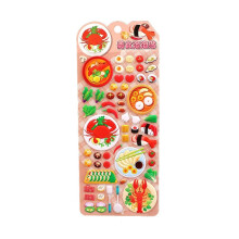 Interactives Pizzas Sticker For Kids 3D Food Theme Safe Craft