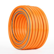 Garden Hose 15m Orange PVC Water Hose ExplosionProof 3Layer Flexible Irrigation Tube with Connector Set
