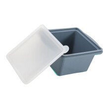 Silicone Freezer Tray for Soup Ice Cubes Freezing-gray blue