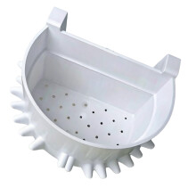 Kreativer 3D-gedruckter Wasserdiffusor-Trenner für Aquarien-Weiß