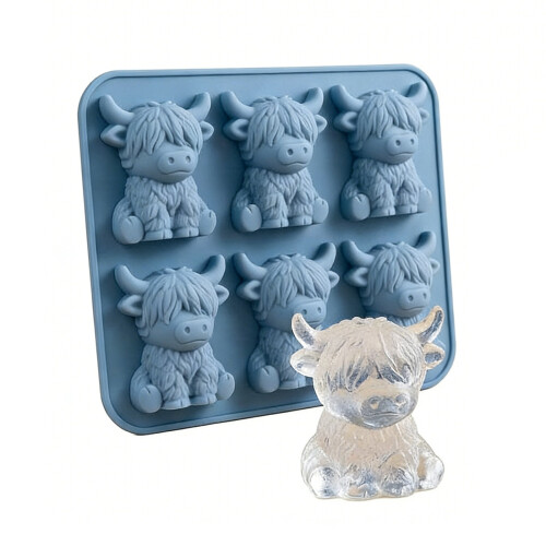Quick Freeze Cattle Silicone Ice Cubes Maker For Drink