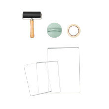 Gel Printing Plates And Roller Accessory For Various Craft