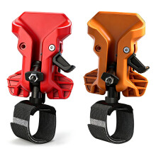 Automatisch verriegelnder Stahlclip für-rot und gelb