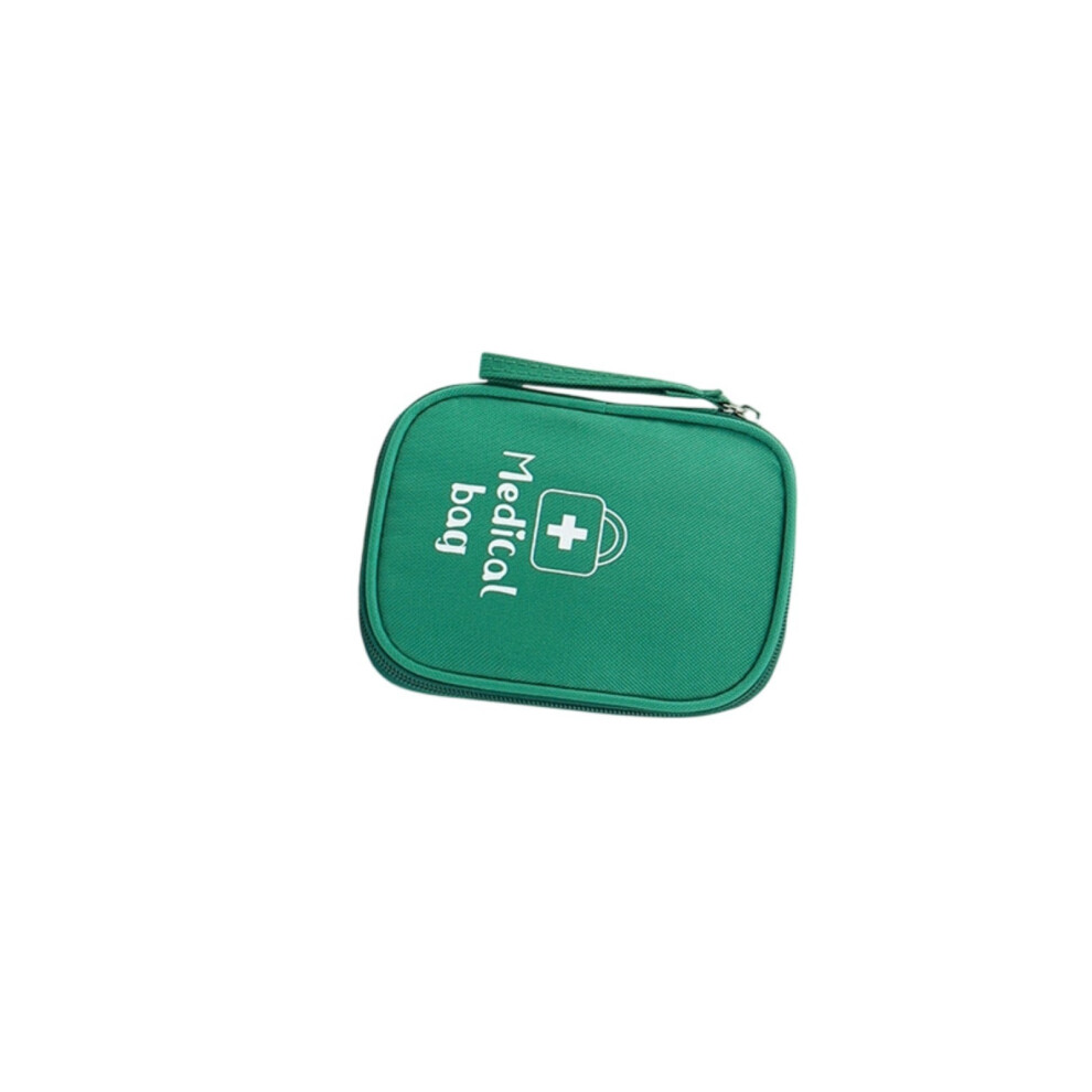Silver Travel Ready Emergency Medicine Organizers Pouch-S