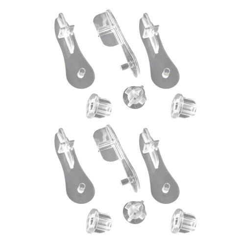 Window Blind Bottom Rail Cover Dustproof Simple Mounting-Set 2