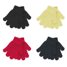 (Mixed Colours) Magic Magic Knitted Toddler Gloves Set of Four