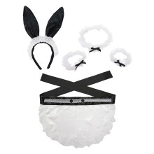5-teiliges Dienstmädchen-Kostüm, Halloween-Cosplay-Kostüm,
