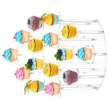 15 Place Dessert Stand highlighting Reinforced Bottom For Stable