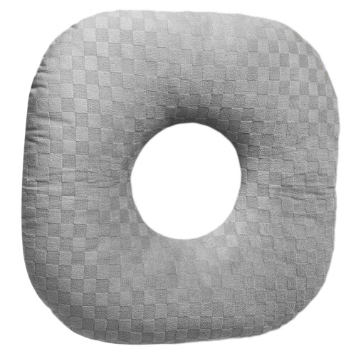 Ear Pillow Single Hole Design Soft And Sturdy Polyester-grey
