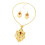 Fashionable Multiple Strand Fringe Necklace And Coordinating-E. 1