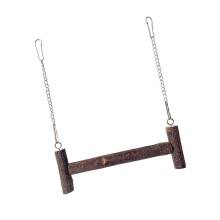 Bird Swing Chew Toy Perch Platform Metal Chain For-S
