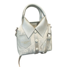 Sacs à bandoulière pour femmes, petit sac à main-Argent