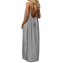 Women's Strap Backless Loose-fitting Resort Long-10 XXXXXL